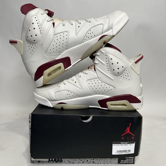 Nike Shoes Air Jordan 6 Retro OG “Maroon” 2024
